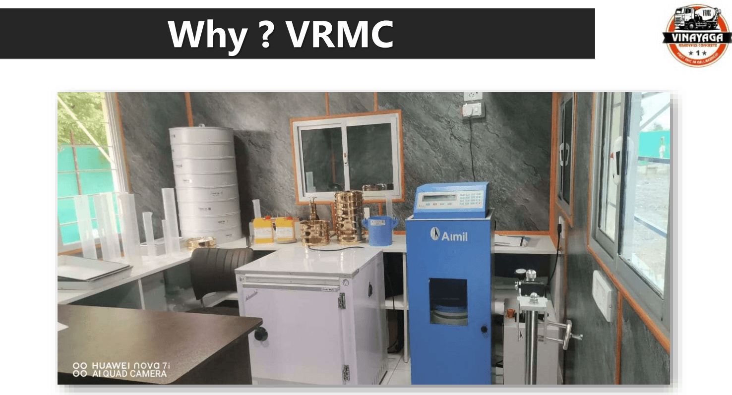 VRMC Quality Testing Laboratory with Aimil testing machine